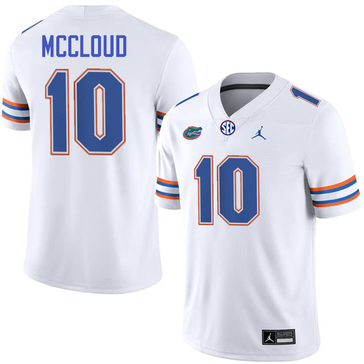 Jeramiah McCloud Florida Jersey,Florida Gators #10 Jeramiah McCloud Uniforms,Jersey Youth-White